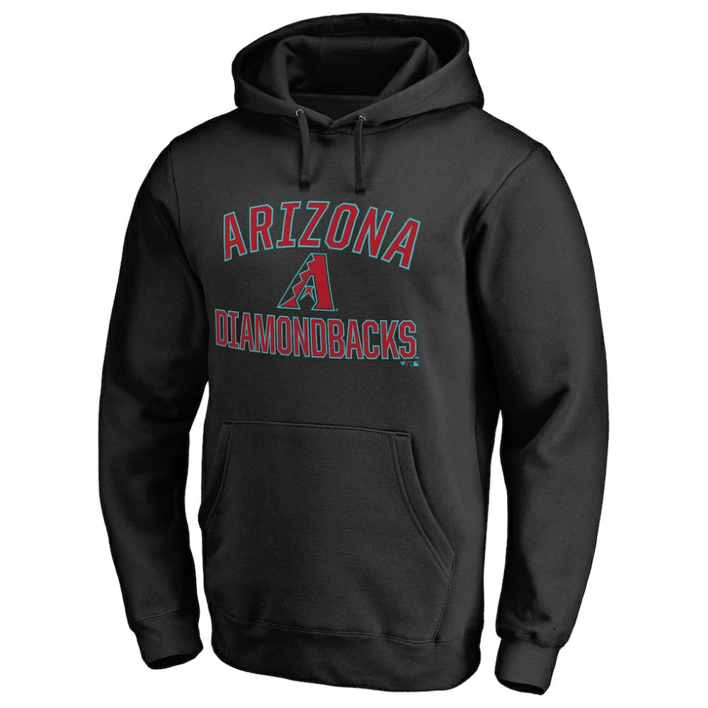 Arizona Diamondbacks Victory Arch Pullover Hoodie - Black