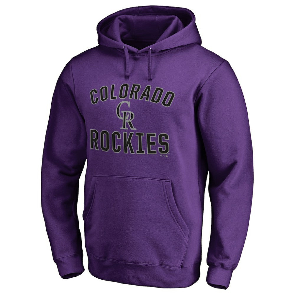 Colorado Rockies Victory Arch Pullover Hoodie - Purple