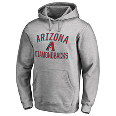 Arizona Diamondbacks Victory Arch Pullover Hoodie - Ash