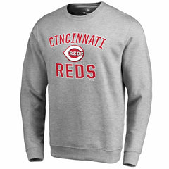 Cincinnati Reds Victory Arch Pullover Sweatshirt - Ash