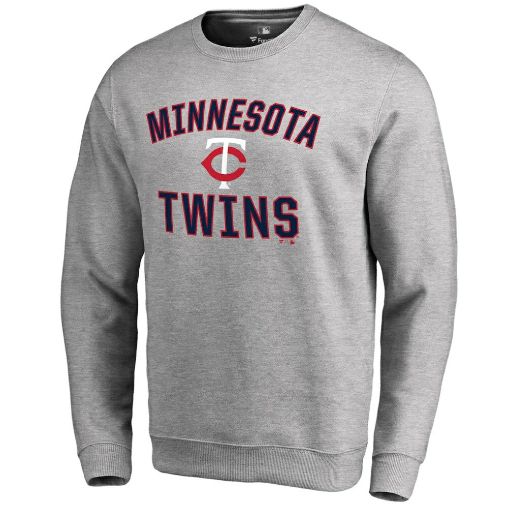 Minnesota Twins Victory Arch Pullover Sweatshirt - Ash