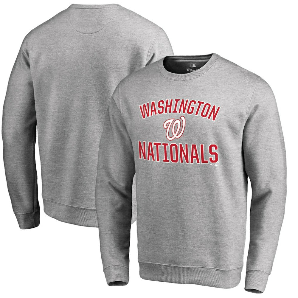 Washington Nationals Victory Arch Pullover Sweatshirt - Ash