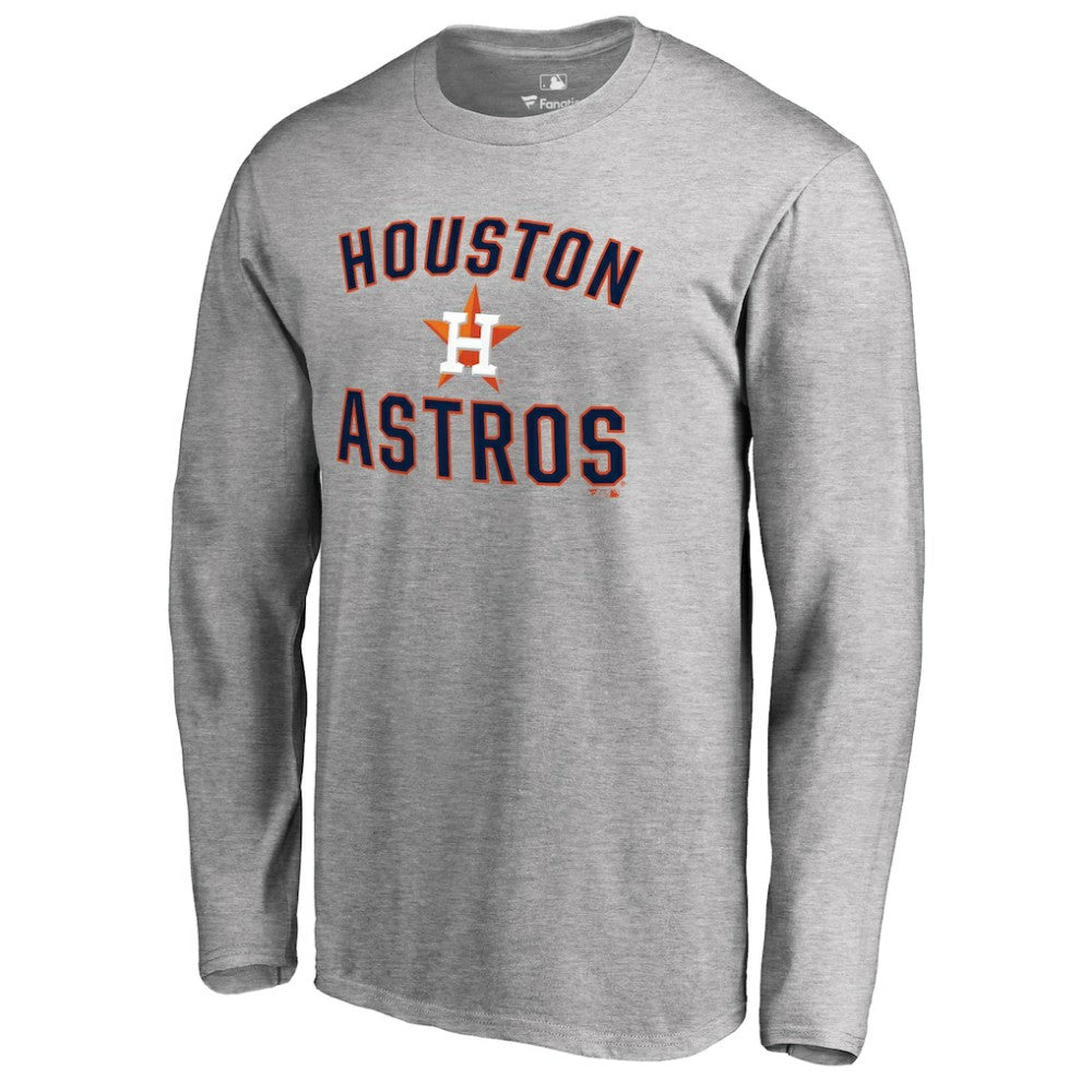 Houston Astros Victory Arch Long Sleeve T-Shirt - Ash