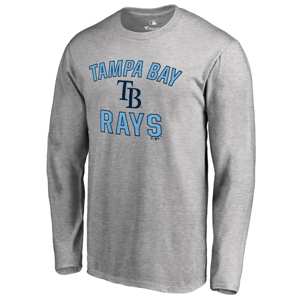 Tampa Bay Rays Victory Arch Long Sleeve T-Shirt - Ash