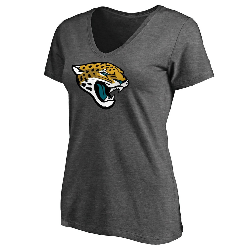 Jacksonville Jaguars Women's Team Logo T-Shirt - Heathered Gray sale
