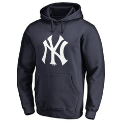 New York Yankees Team Color Primary Logo 2 Pullover Hoodie - Navy