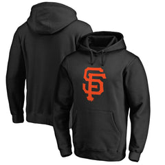 San Francisco Giants Official Logo Fitted Pullover Hoodie - Black