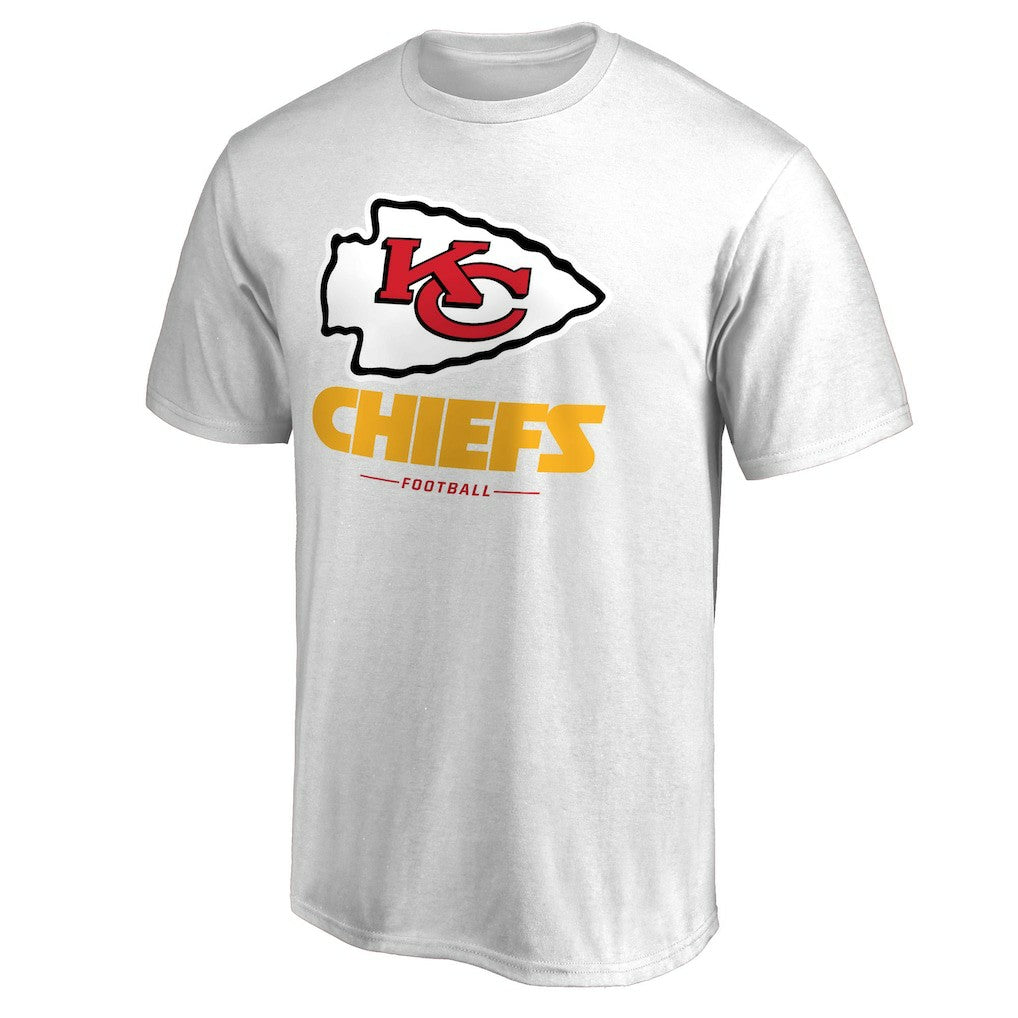 Kansas City Chiefs Team Lockup II T-Shirt - White discount