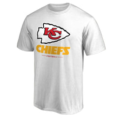 Kansas City Chiefs Team Lockup II T-Shirt - White discount