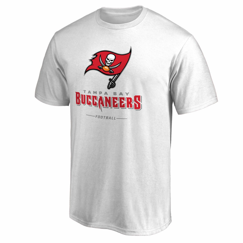 Tampa Bay Buccaneers Team Lockup T-Shirt - White cheap