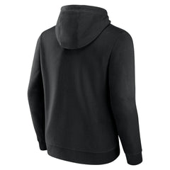 Cincinnati Reds Official Logo Fitted Pullover Hoodie - Black