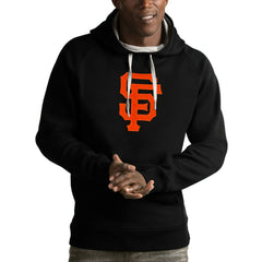 San Francisco Giants Antigua Victory Pullover Hoodie - Black