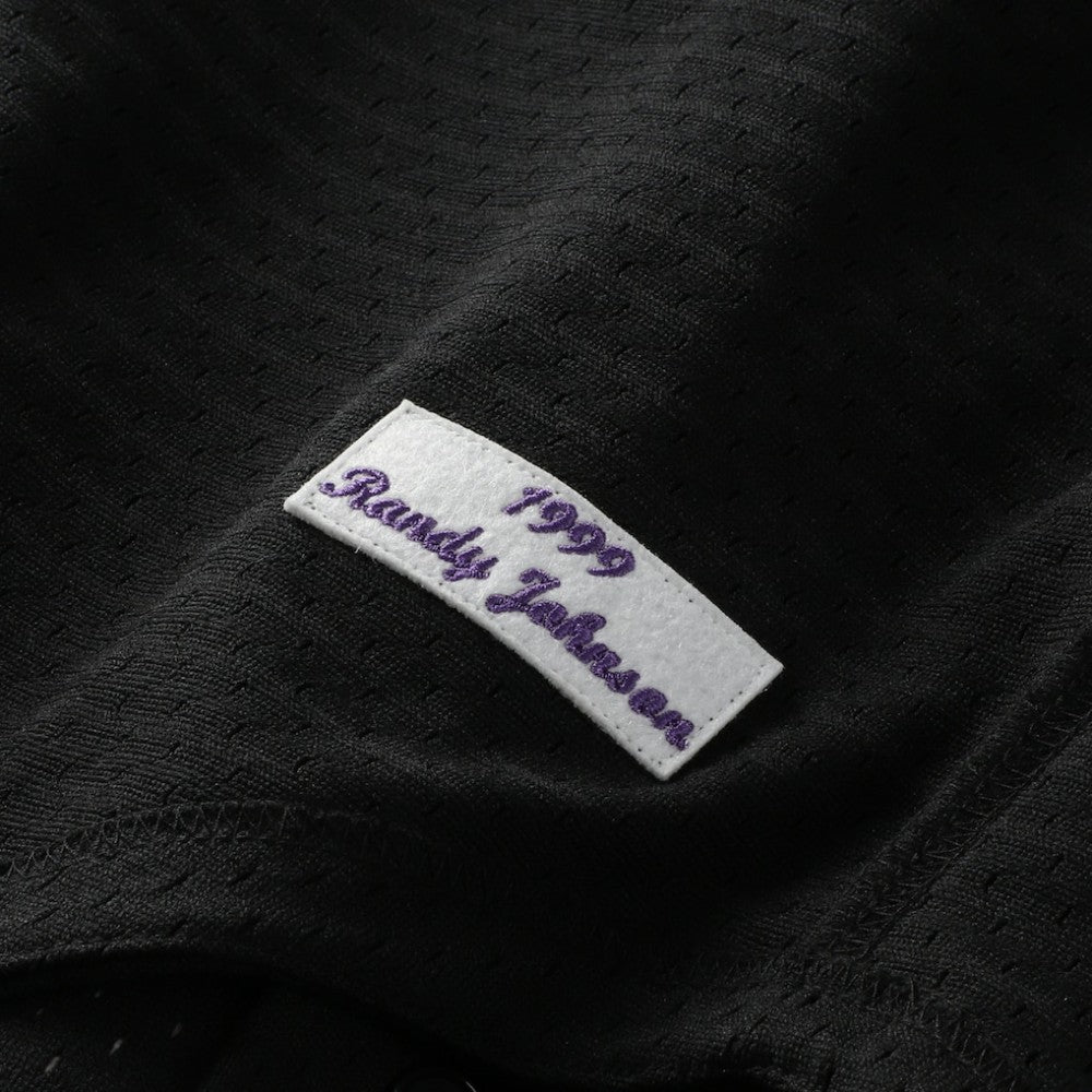 Randy Johnson Arizona Diamondbacks Cooperstown Collection Mesh Batting Practice Button-Up Jersey - Black | Mitchell & Ness