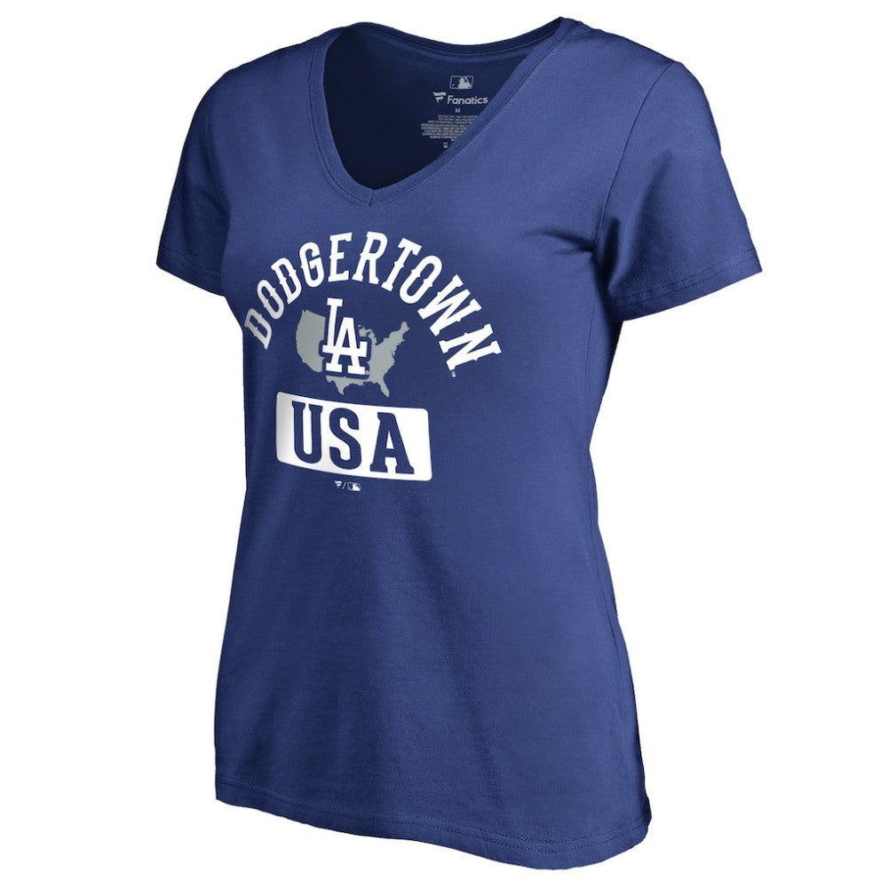 Los Angeles Dodgers Women's Hometown Collection Dodgertown T-Shirt - Royal
