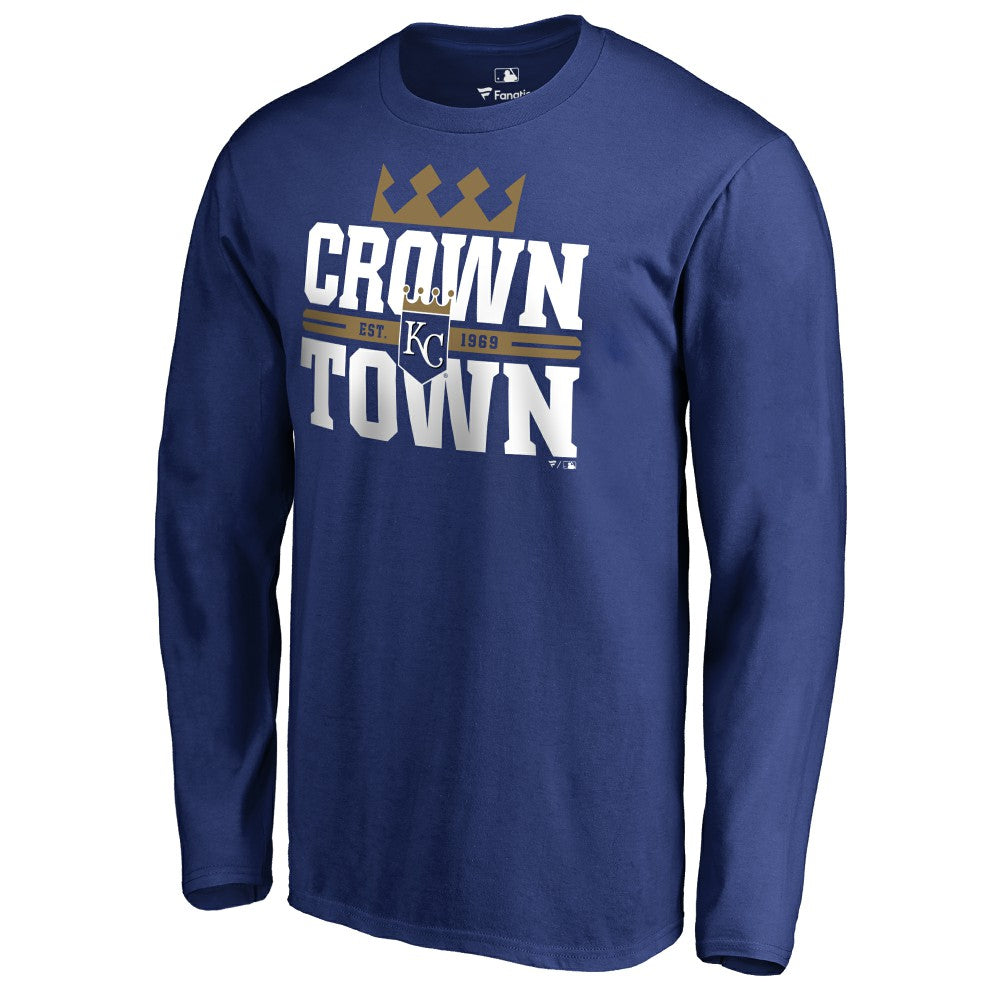 Kansas City Royals Hometown Collection Crown Town Long Sleeve T-Shirt - Royal