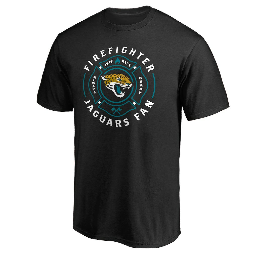 Jacksonville Jaguars Black Firefighter T-Shirt discount
