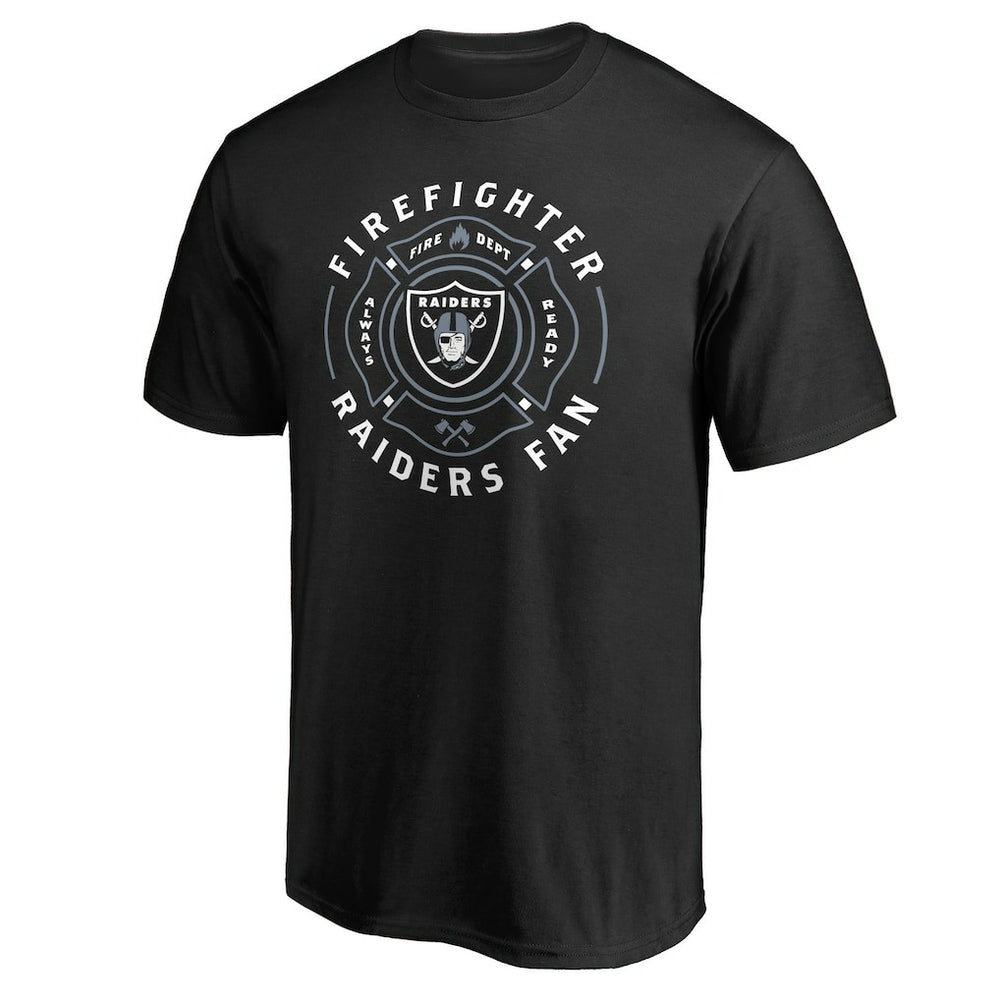 Las Vegas Raiders Black Firefighter T-Shirt outlet