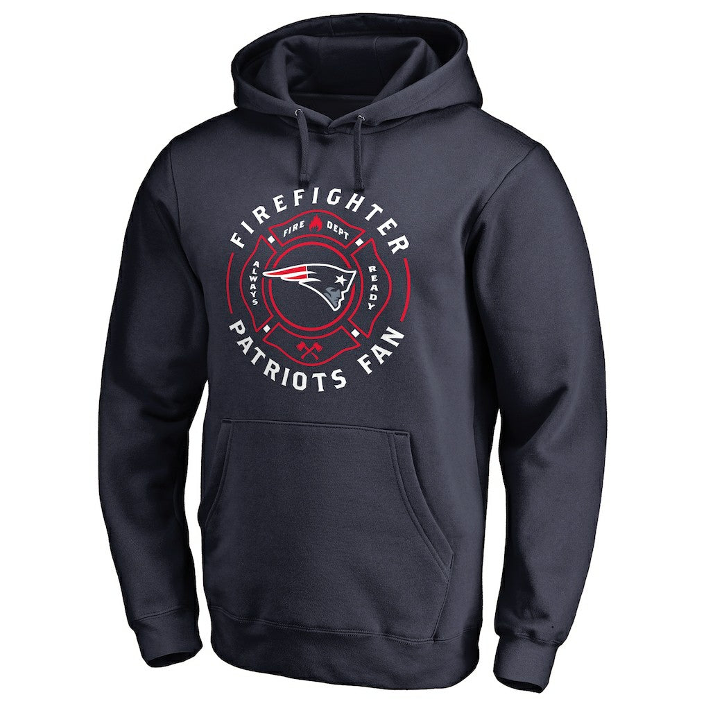 New England Patriots Firefighter Pullover Hoodie - Navy for sale