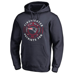 New England Patriots Firefighter Pullover Hoodie - Navy for sale