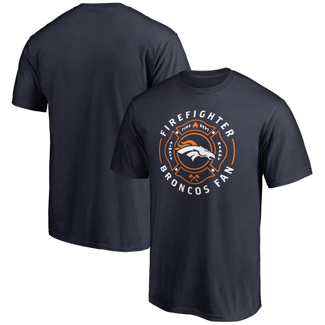 Denver Broncos Firefighter T-Shirt - Navy online