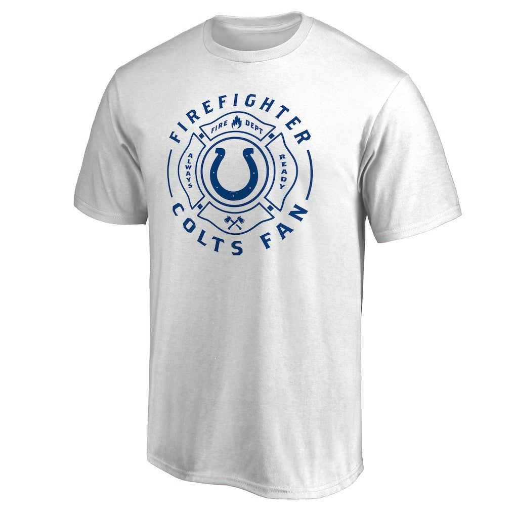 Indianapolis Colts Firefighter T-Shirt - White for sale