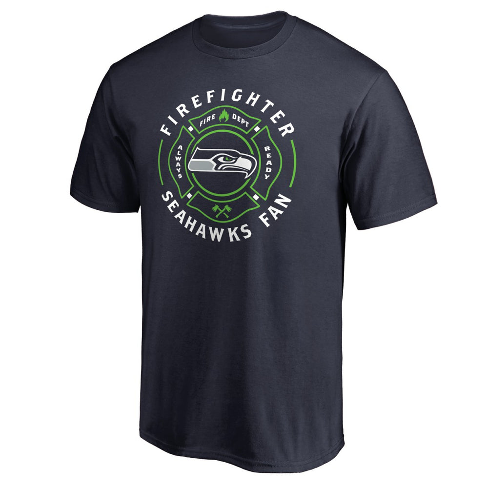 Seattle Seahawks Firefighter T-Shirt - Navy discount