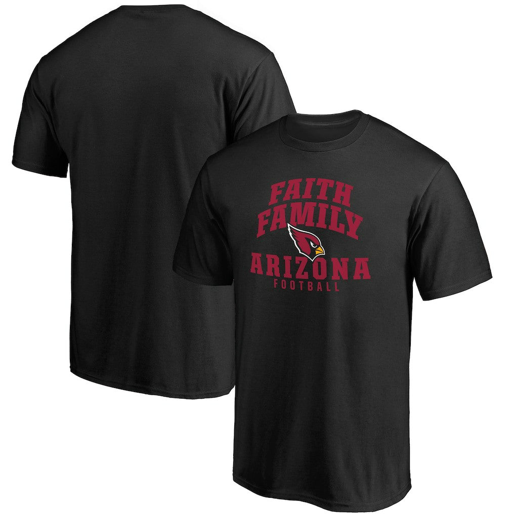 Arizona Cardinals Faith Family T-Shirt - Black sale