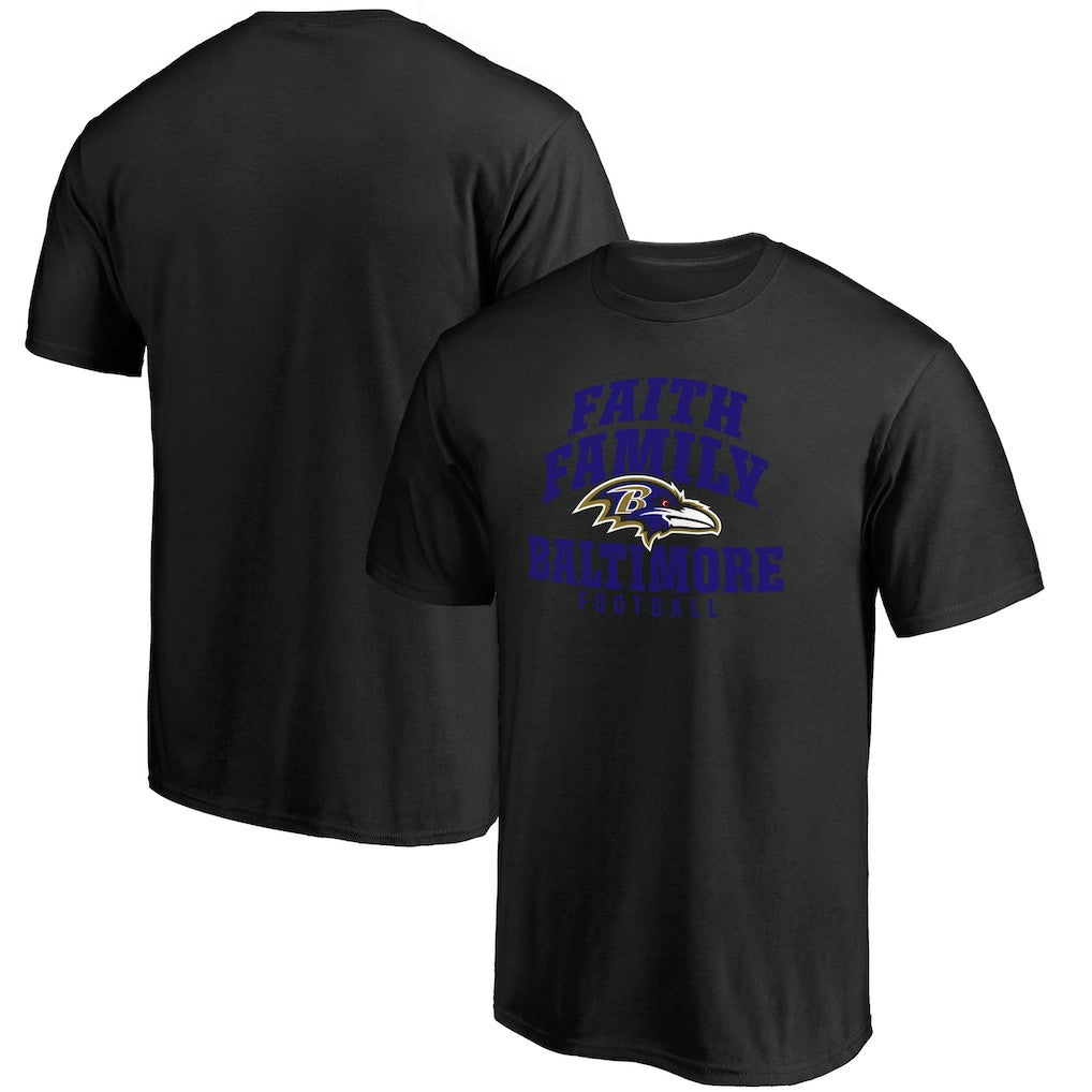 Baltimore Ravens Faith Family T-Shirt - Black online