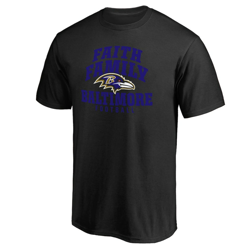 Baltimore Ravens Faith Family T-Shirt - Black online