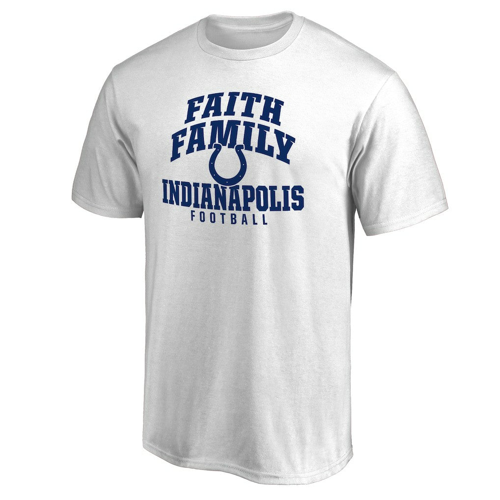 Indianapolis Colts Faith Family T-Shirt - White online
