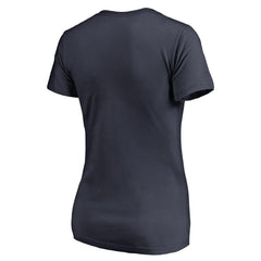Denver Broncos Women's Faith Family V-Neck T-Shirt - Navy outlet
