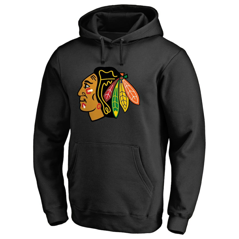 Chicago Blackhawks Raise the Banner Pullover Hoodie Black