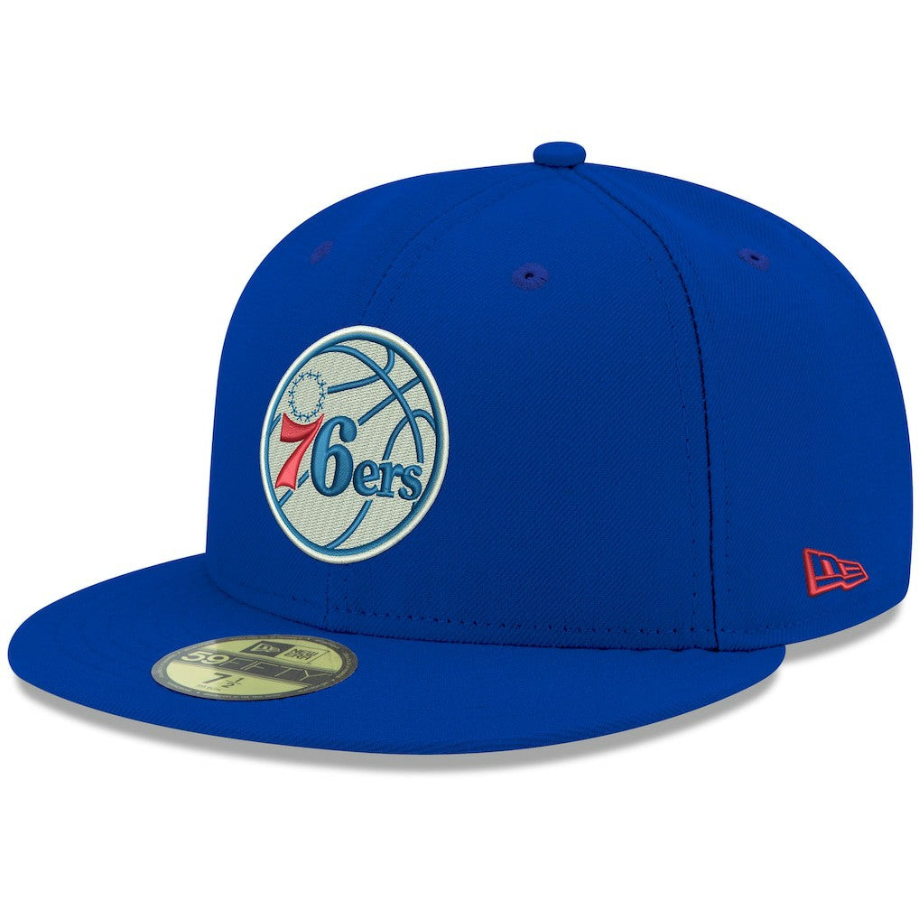 Philadelphia 76ers Team Color 59FIFTY Fitted Hat - Royal | New Era shop