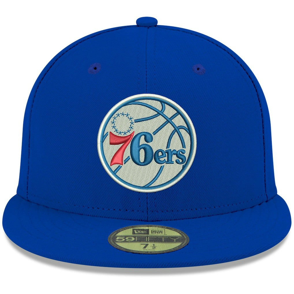Philadelphia 76ers Team Color 59FIFTY Fitted Hat - Royal | New Era shop