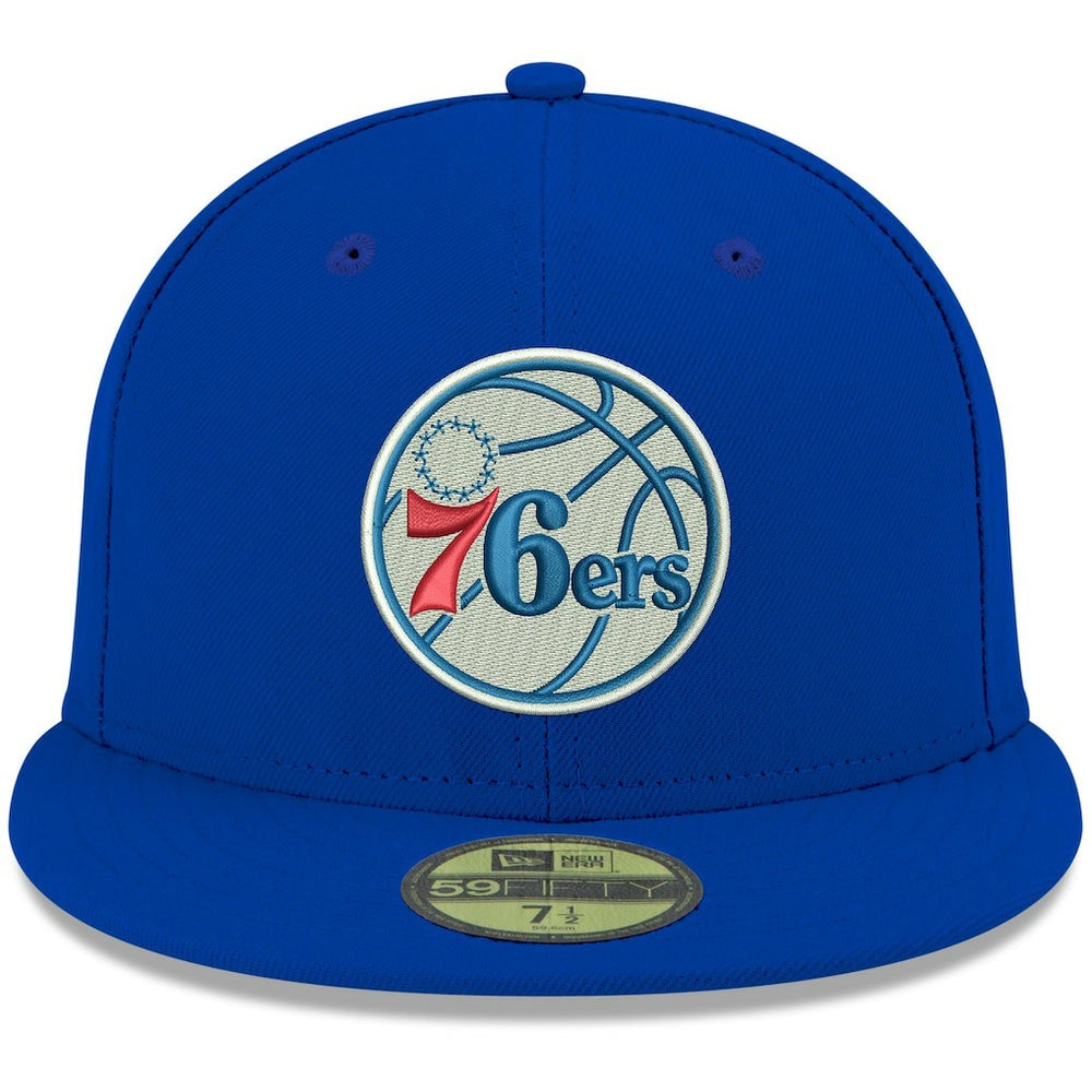 Philadelphia 76ers Team Color 59FIFTY Fitted Hat - Royal | New Era shop