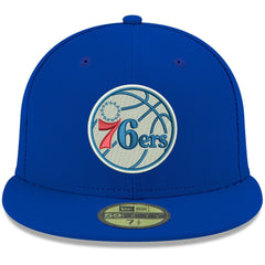 Philadelphia 76ers Team Color 59FIFTY Fitted Hat - Royal | New Era shop