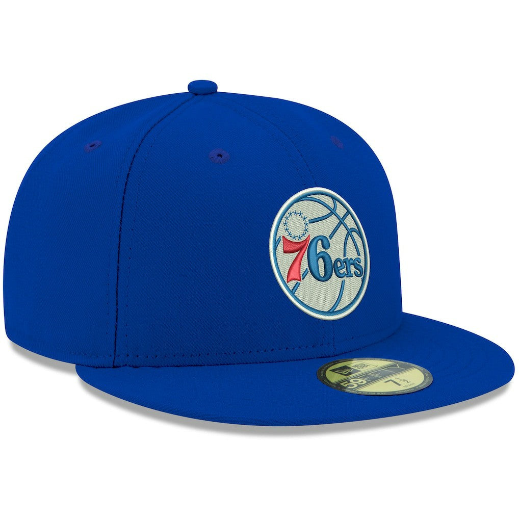 Philadelphia 76ers Team Color 59FIFTY Fitted Hat - Royal | New Era shop