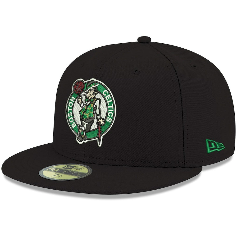 Boston Celtics Team Color 59FIFTY Fitted Hat - Black | New Era for sale