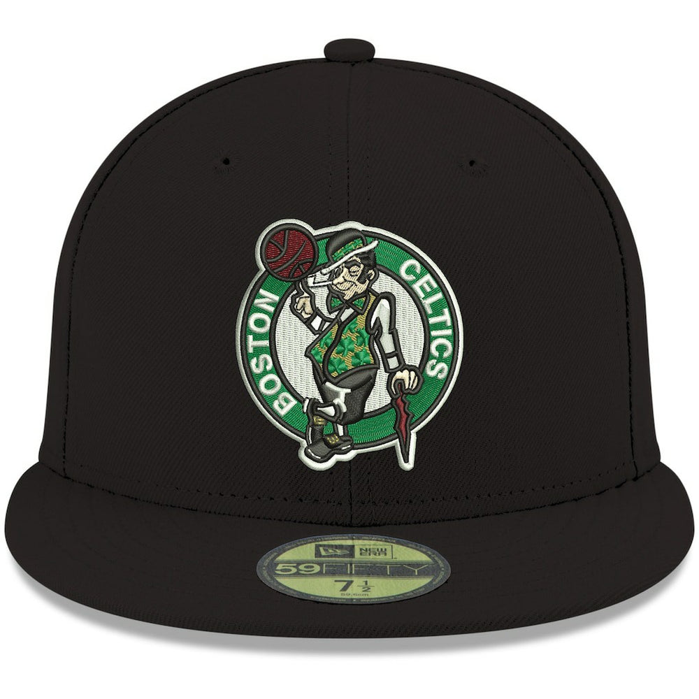 Boston Celtics Team Color 59FIFTY Fitted Hat - Black | New Era for sale