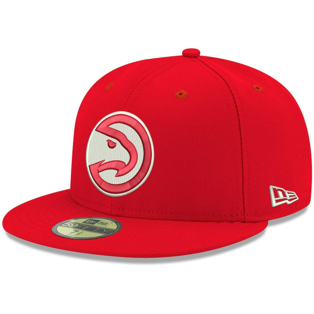Atlanta Hawks Team Color 59FIFTY Fitted Hat - Red | New Era cheap