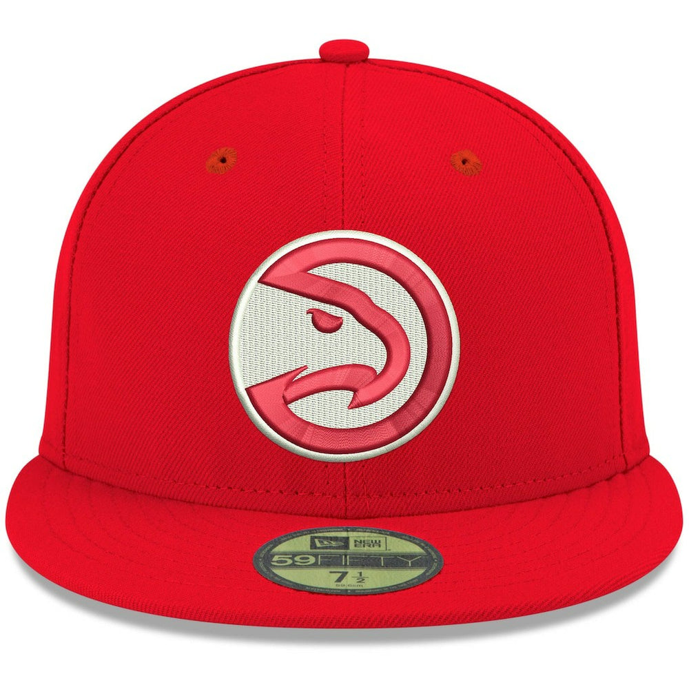 Atlanta Hawks Team Color 59FIFTY Fitted Hat - Red | New Era cheap