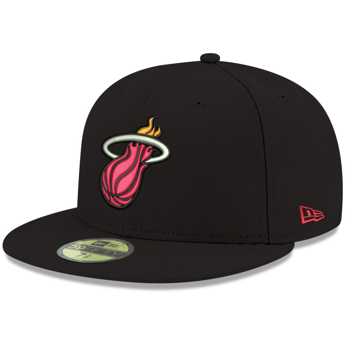 Miami Heat Team Color 59FIFTY Fitted Hat - Black | New Era shop