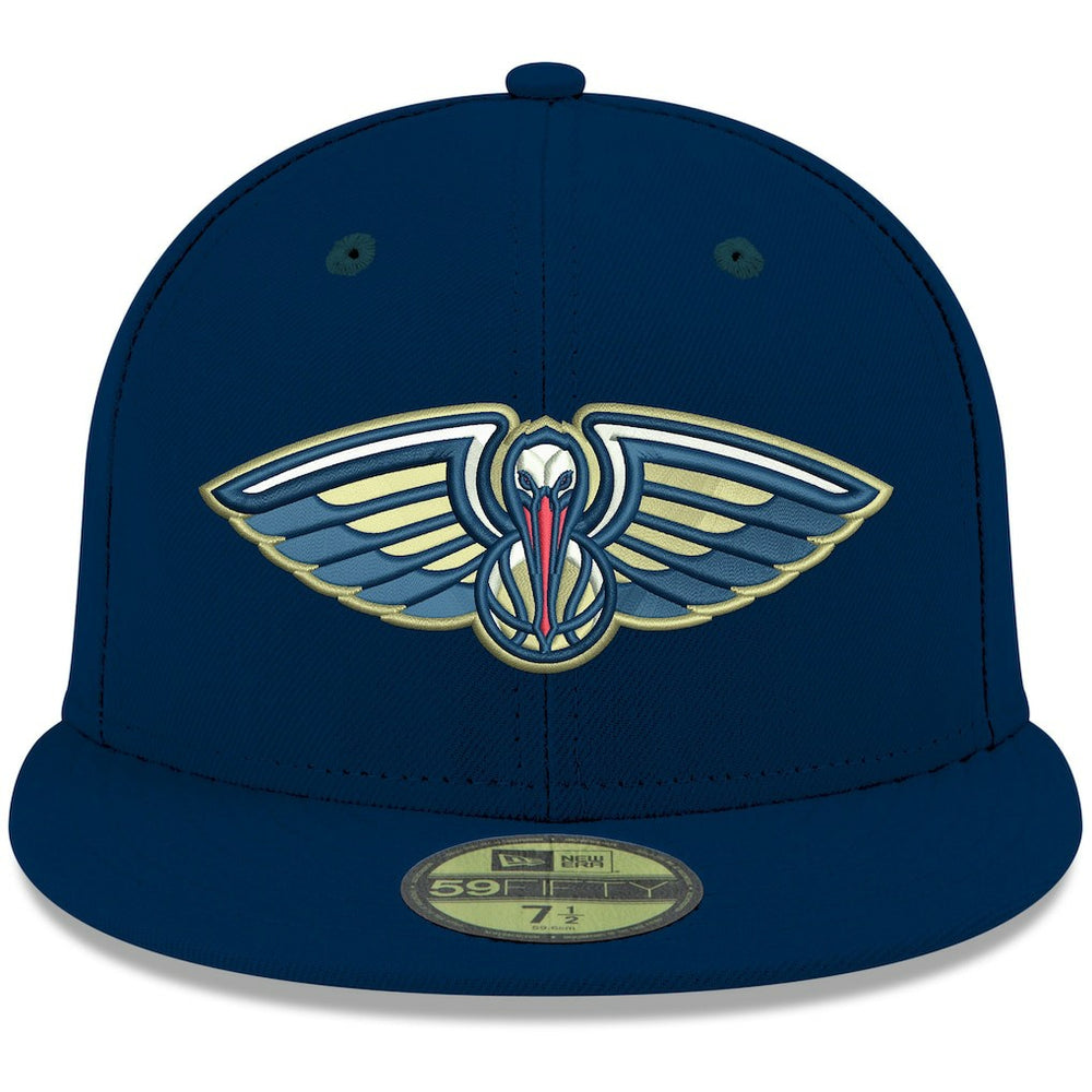 New Orleans Pelicans Team Color 59FIFTY Fitted Hat - Navy | New Era outlet