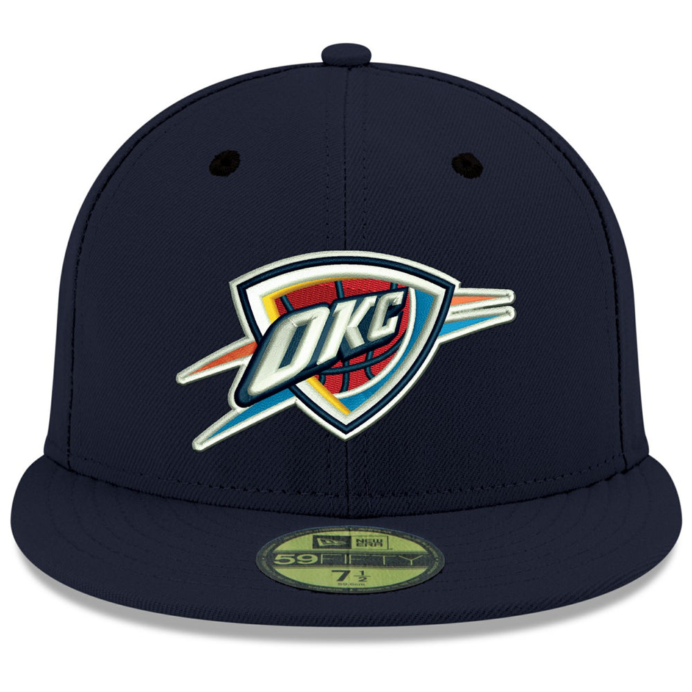 Oklahoma City Thunder Team Color 59FIFTY Fitted Hat - Navy | New Era on sale