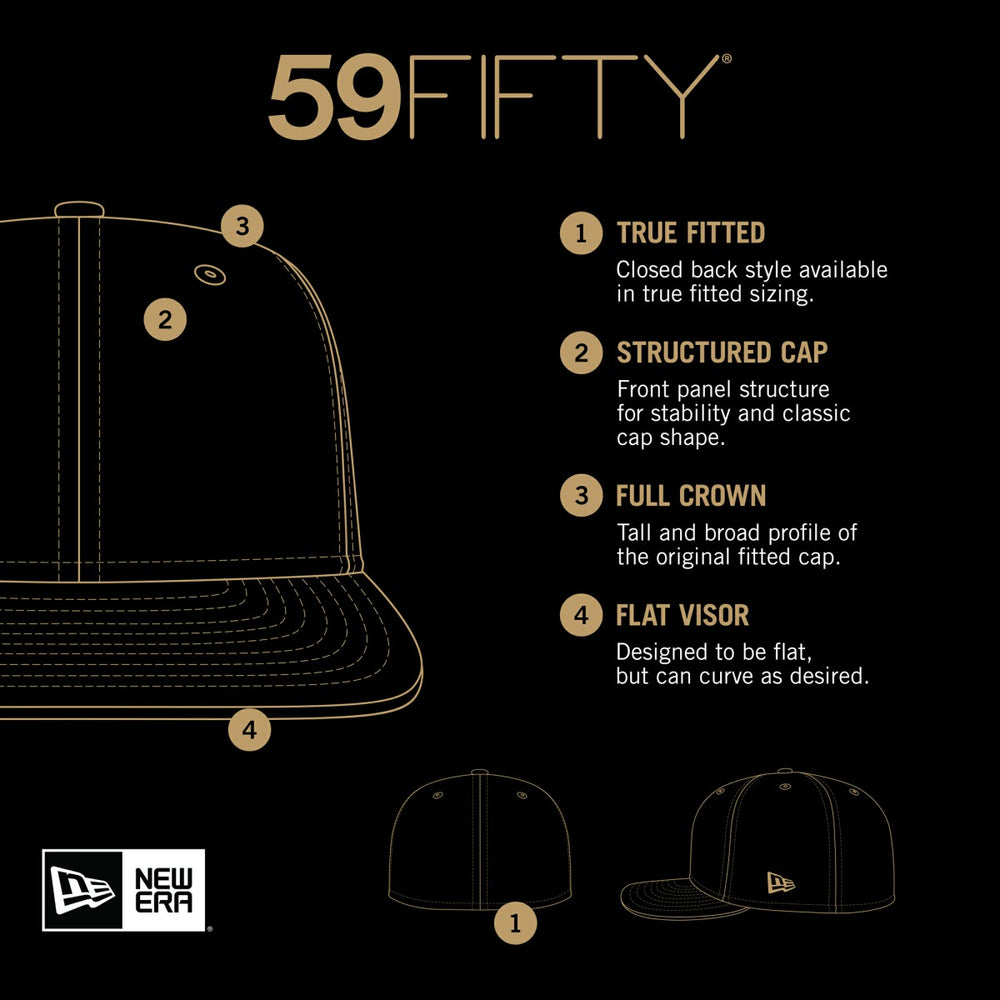 Washington Wizards Team Color 59FIFTY Fitted Hat - Navy | New Era shop