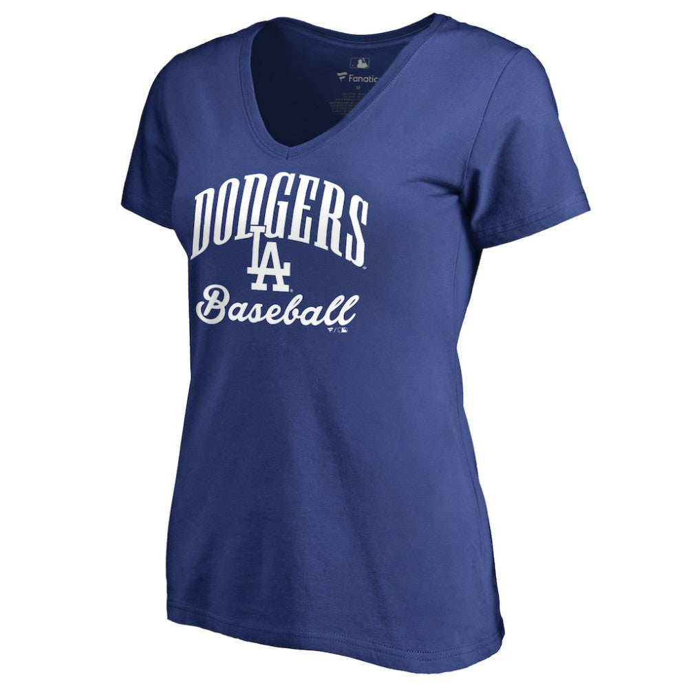 Los Angeles Dodgers Women's Victory Script T-Shirt - Royal