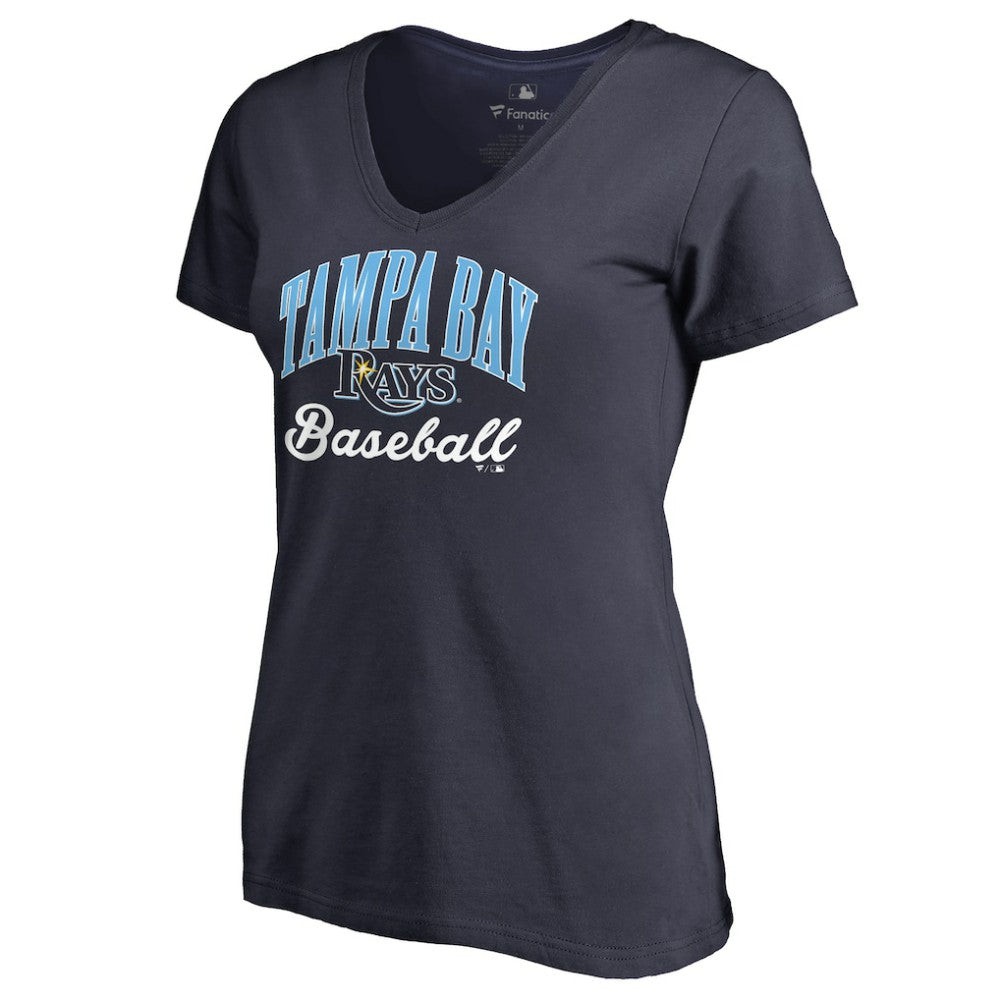 Tampa Bay Rays Women's Victory Script T-Shirt - Navy