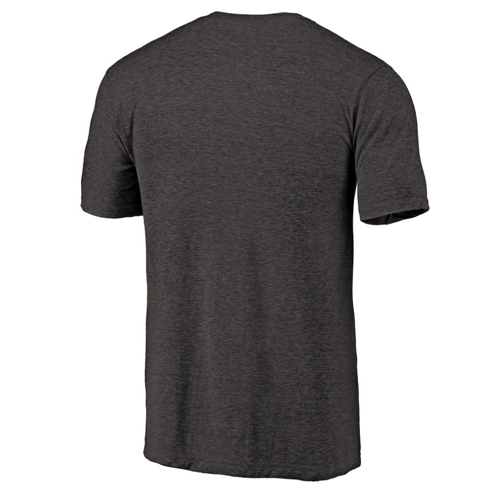 Carolina Hurricanes Distressed Team Primary Logo Tri-Blend T-Shirt Black