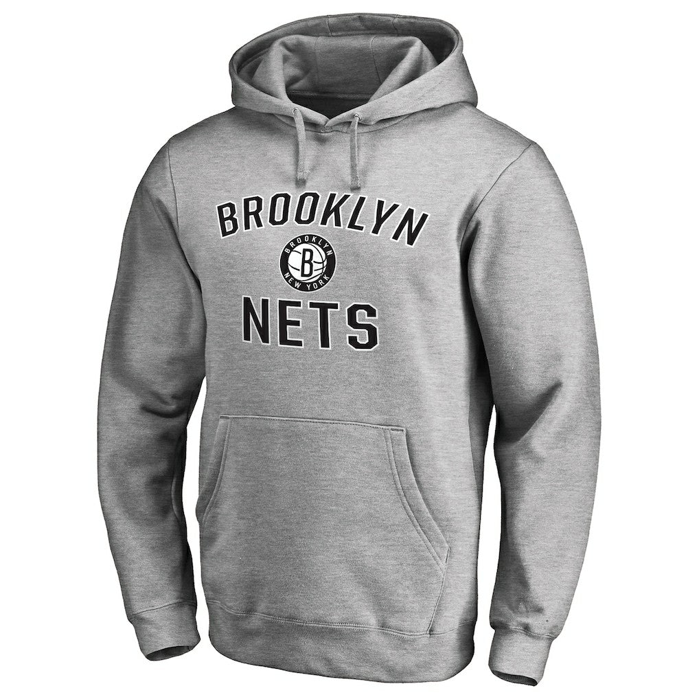 Brooklyn Nets Victory Arch Pullover Hoodie - Ash online
