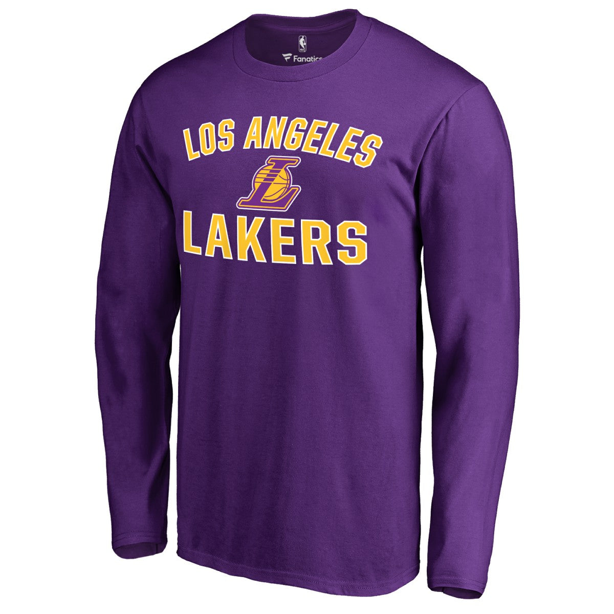 Los Angeles Lakers Victory Arch Long Sleeve T-Shirt - Purple outlet